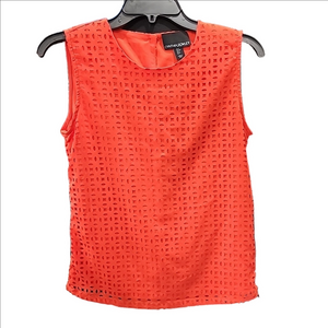 CYNTHIA ROWLEY EYELET TANK TOP BLOUSE